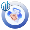 icon financial tomada de decisão